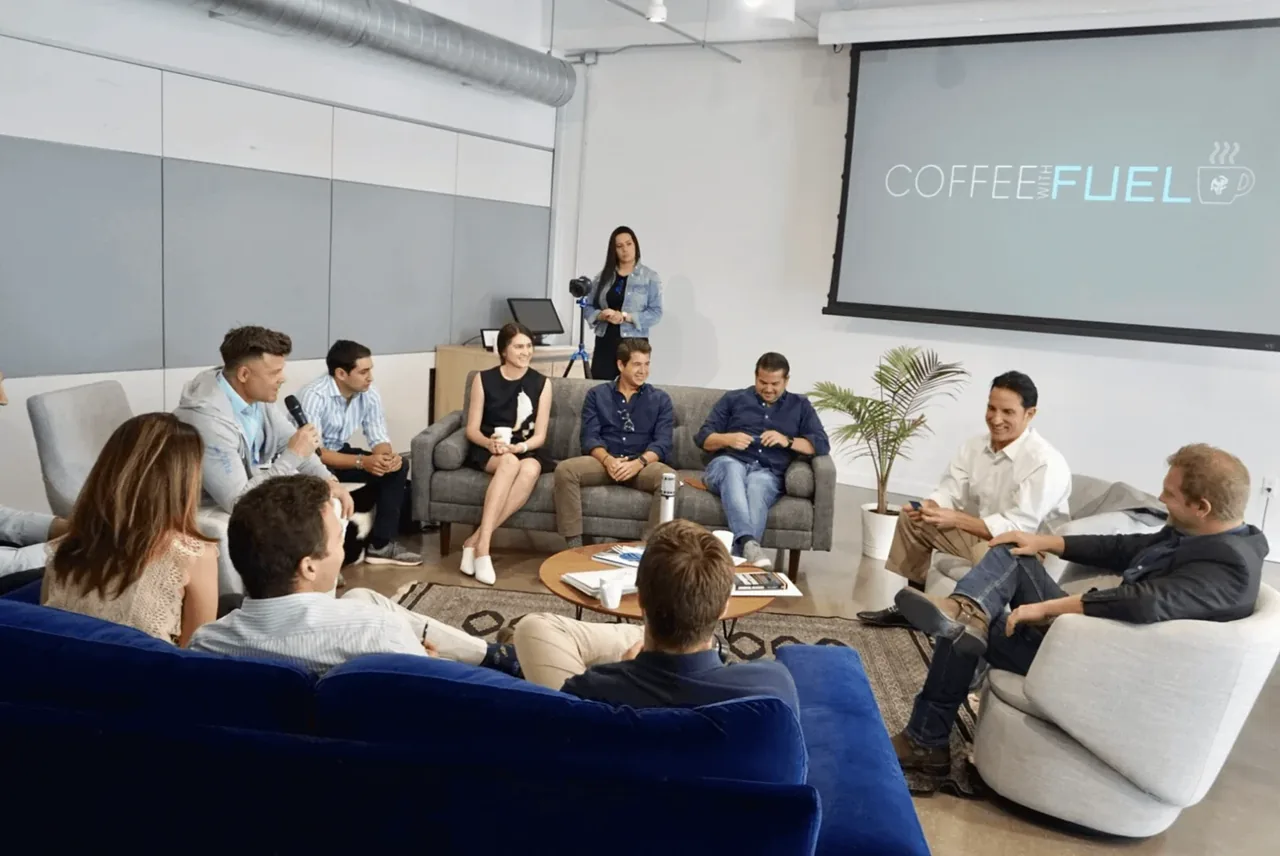 A group discussion pictured on Fuel Venture Capital’s website